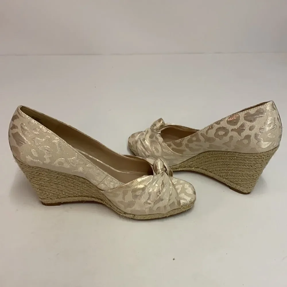 Kelly‎ and Katie Ivala Espadrille Wedge Sandal Size 8.5M A21